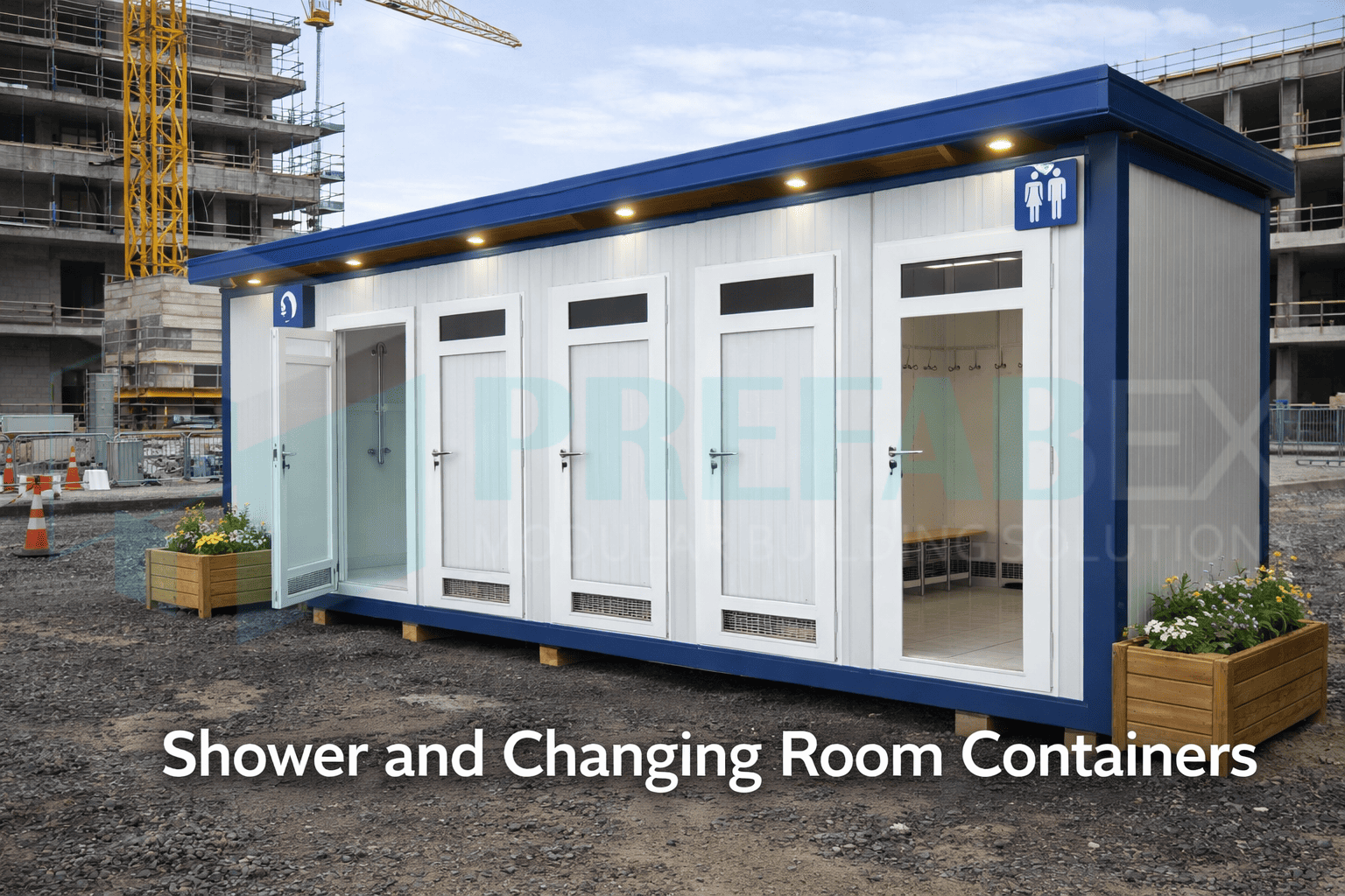 Shower and Changing Room Containers (4)